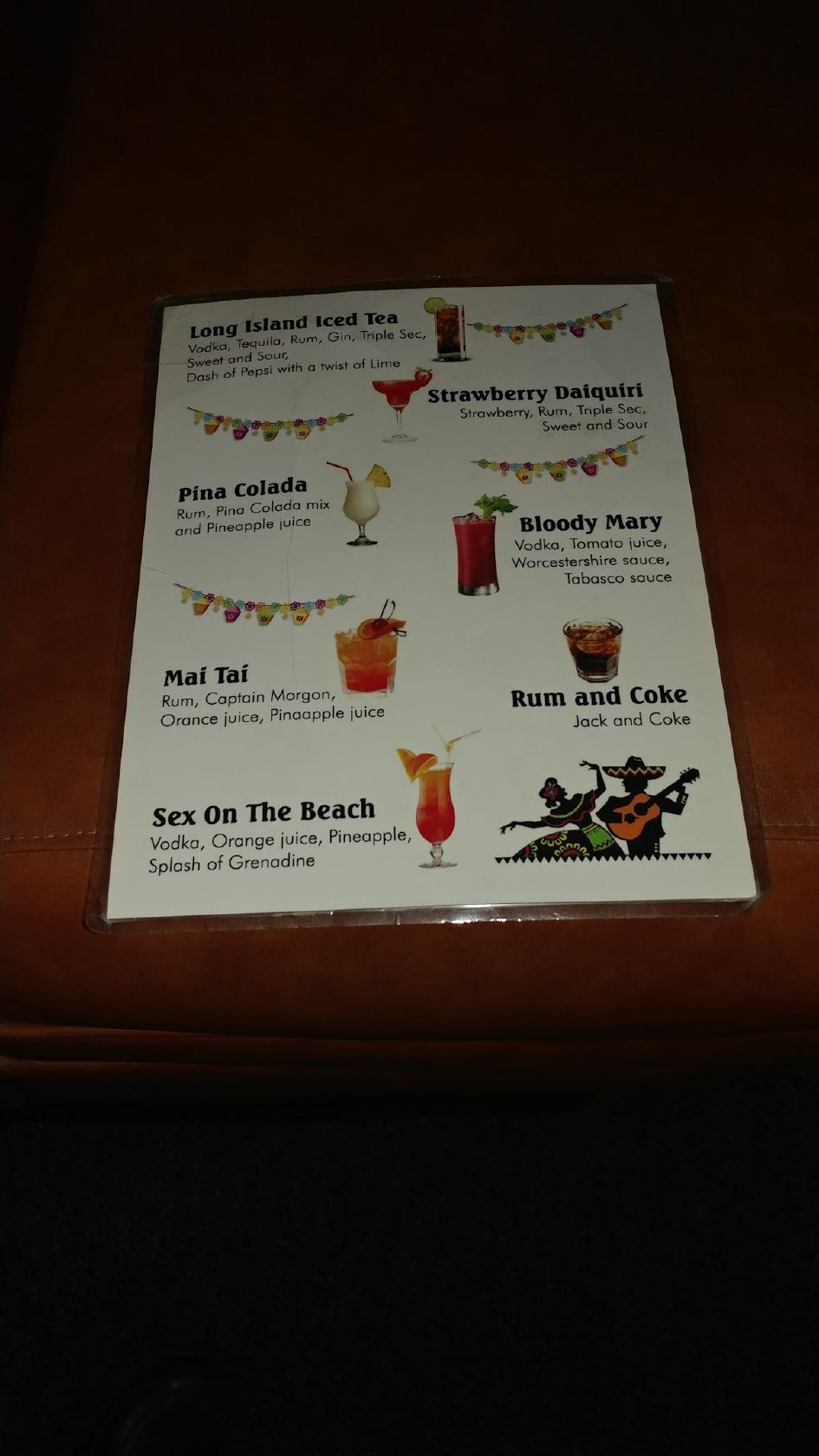Menu at Roberto's Mexican Food restaurant, Rosamond