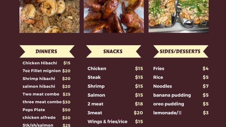 Hibachi Near Me Menu