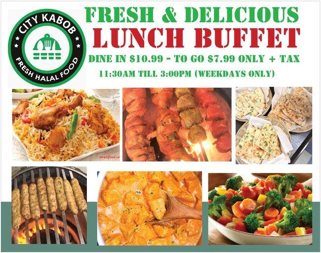 Menu at City Kabob & Curry House 2 (D.C) restaurant, Washington