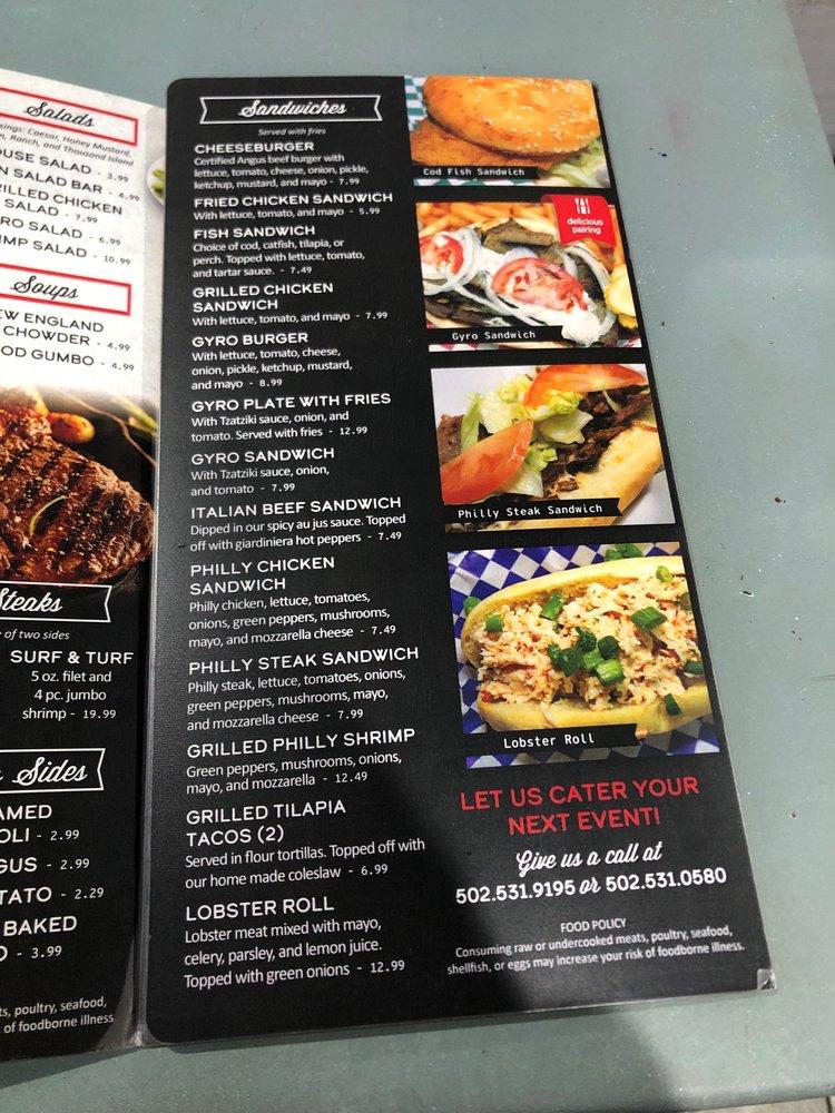 Menu at The Fish House Bar and Grill, Shepherdsville