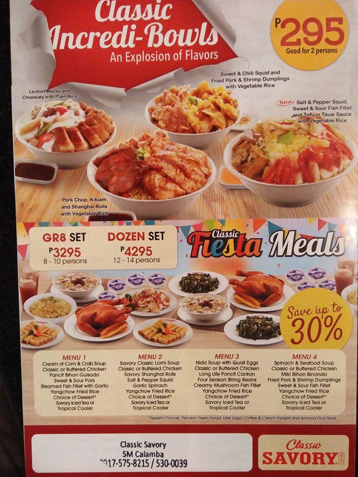 menu-at-classic-savory-restaurant-calamba-sm-city-calamba