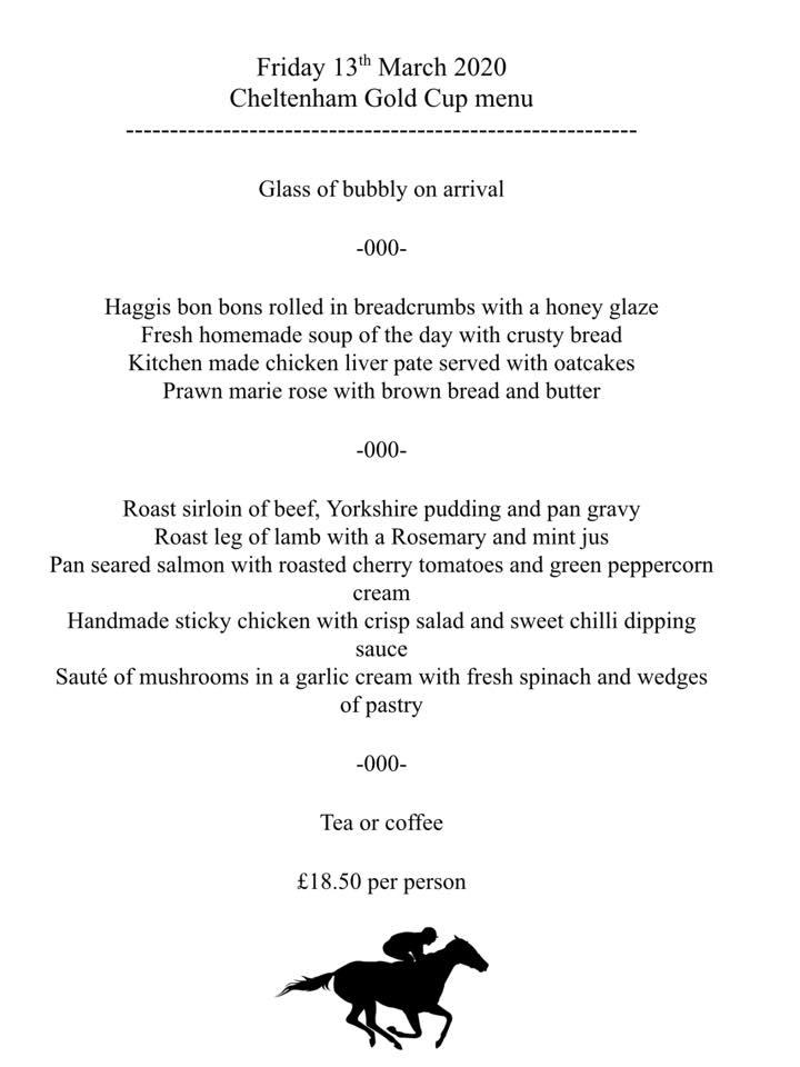 Menu at Quins restaurant, Galashiels