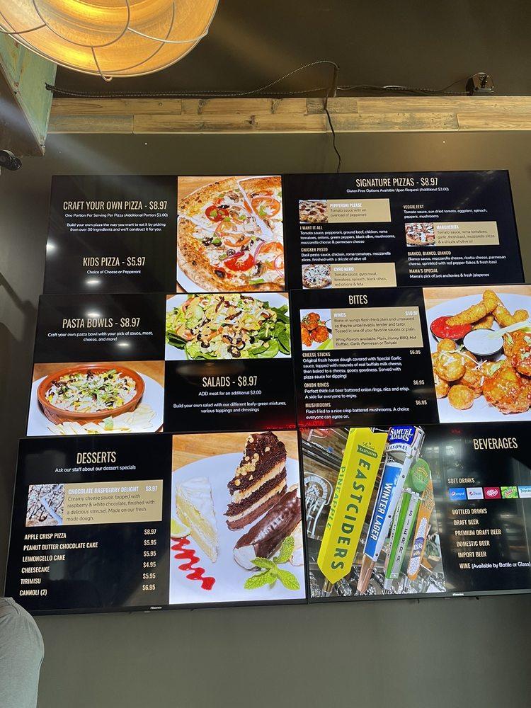 Menu at Pizza Forno pizzeria, Swansboro, 810 W Corbett Ave