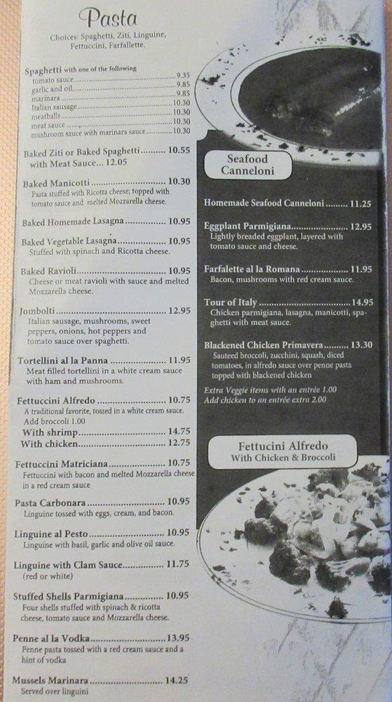 Menu at Portabella Ristorante pizzeria, Richmond