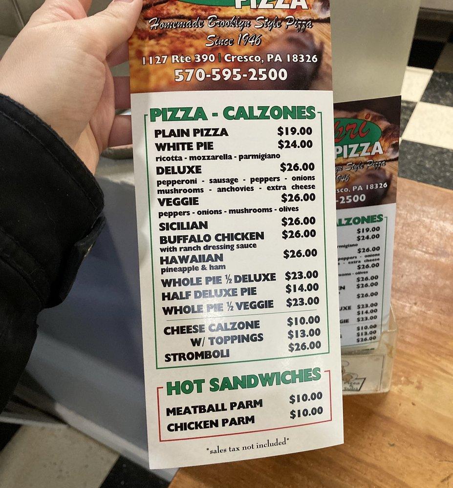 Menu At Capri Pizza Pizzeria Cresco