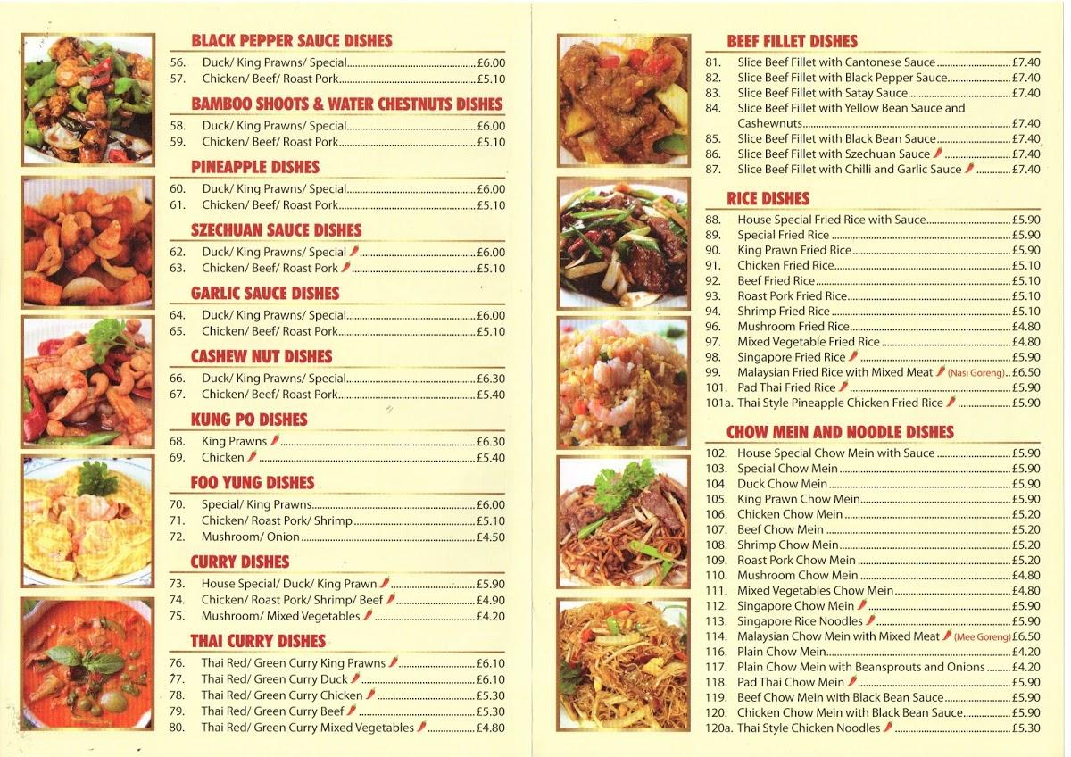 Menu at Thame Recipe fast food, Thame