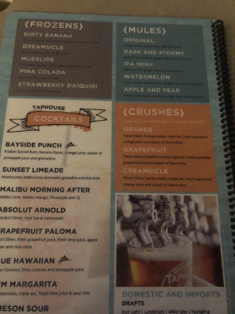 Menu at 45th Street Taphouse Bar & Grille, Ocean City