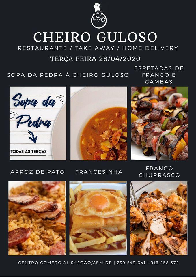 Menu at Novo Cheiro Guloso restaurant, Semide