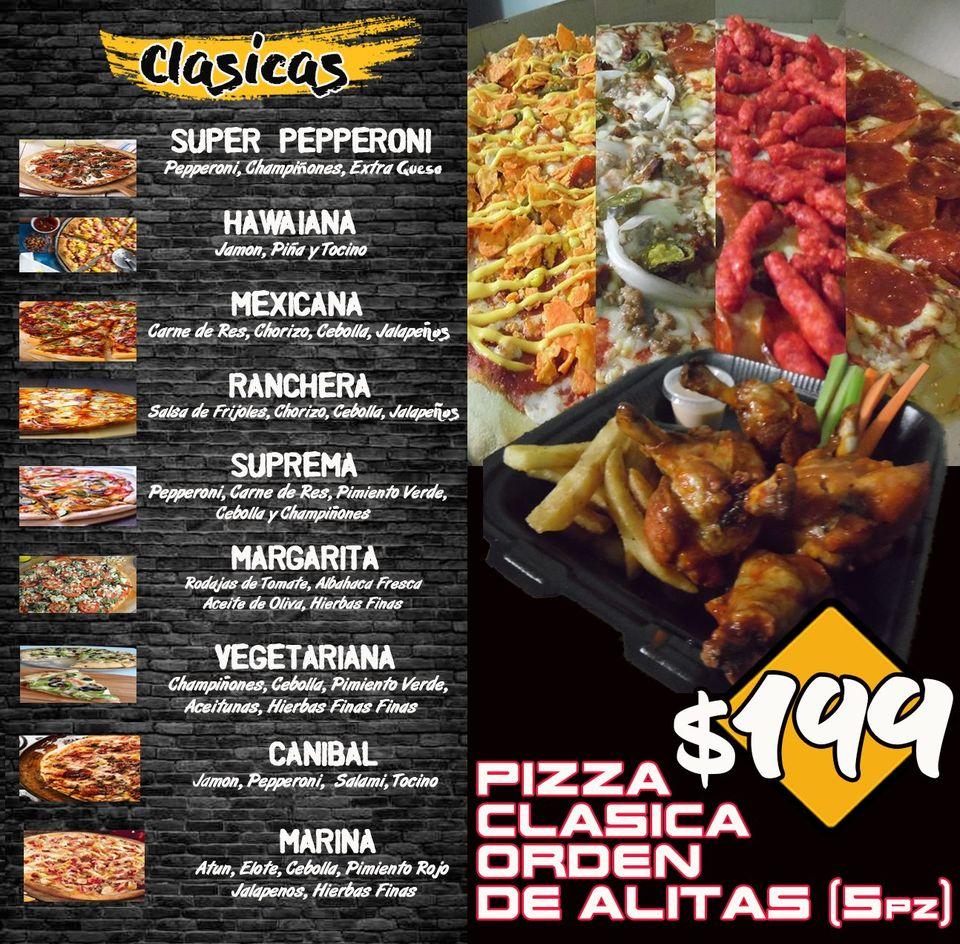 Menu at After Pizza - Pizzas de Barrio, Saltillo