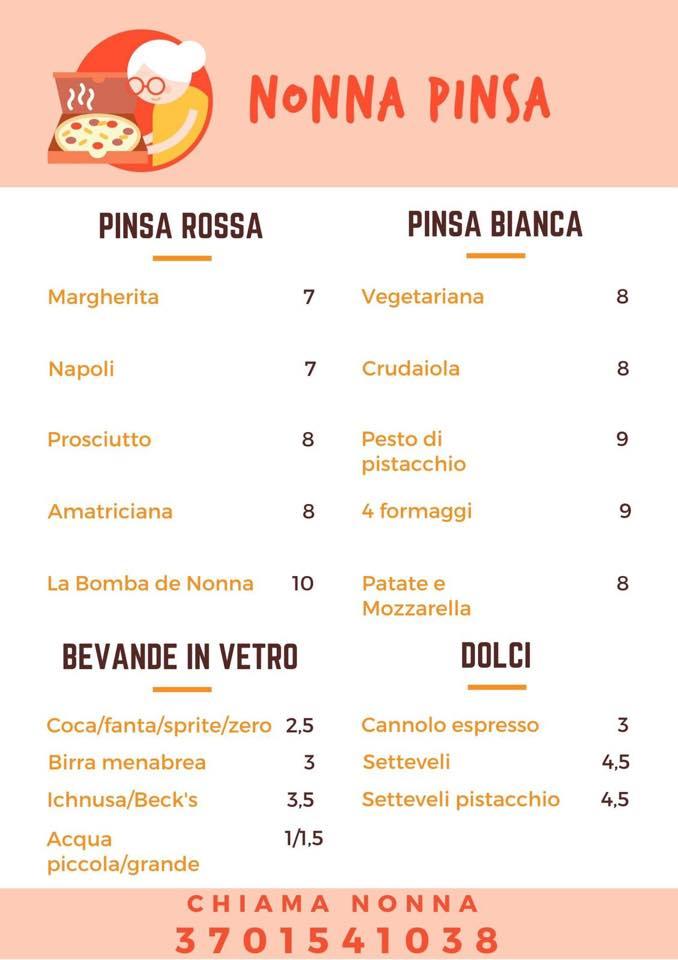 Menu di Puro Sud 