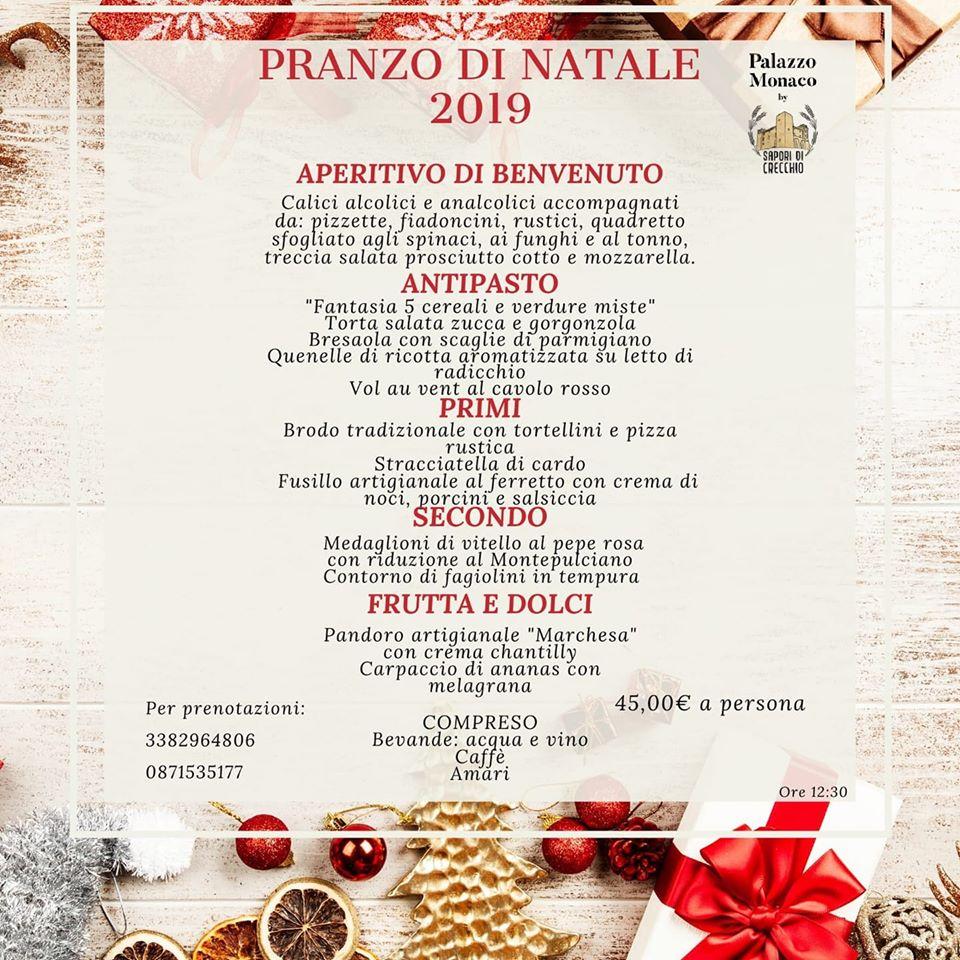 Menu di Palazzo Monaco 