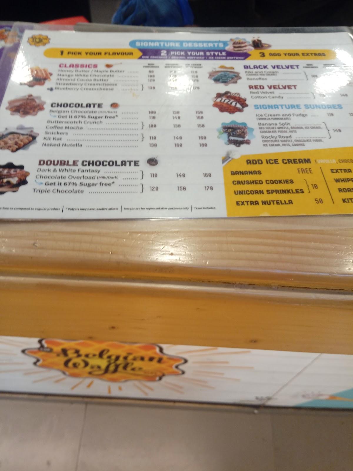 Menu at Whatta Waffle! Jamnagar, Jamnagar