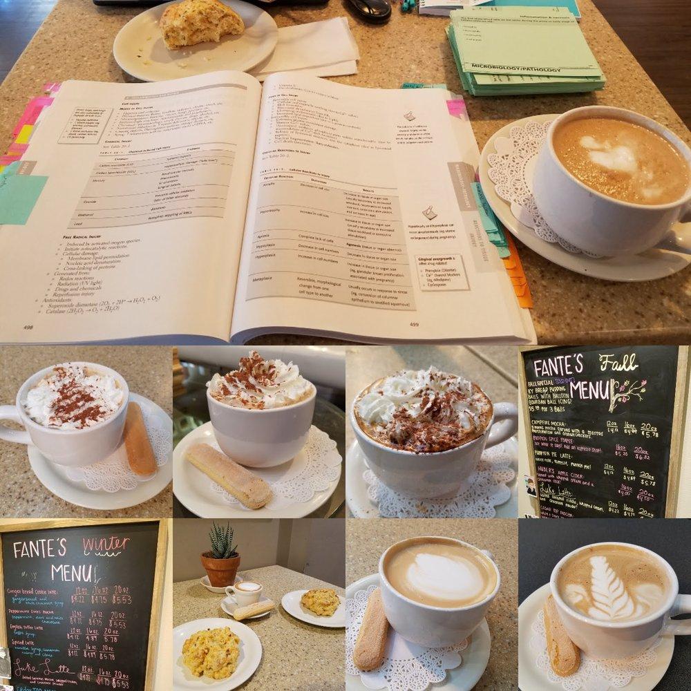 Menu at Fante's Coffeehouse And Private Label Coffee Roasters cafe