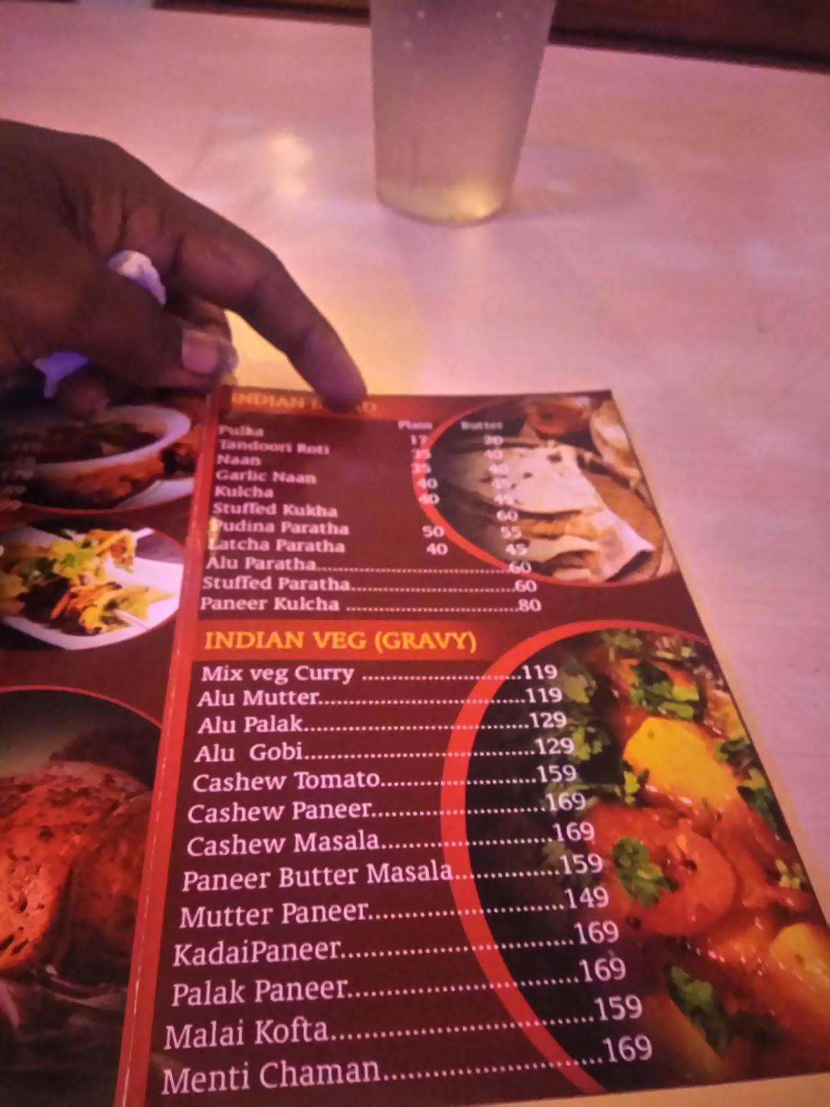 Red Cherry Bakers & Restaurant menu