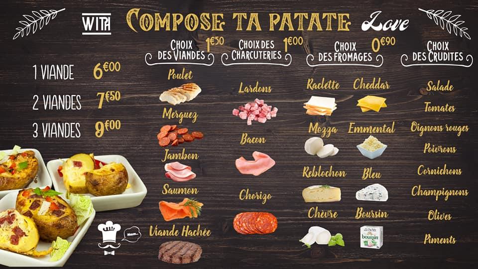 Menu de M. Patate
