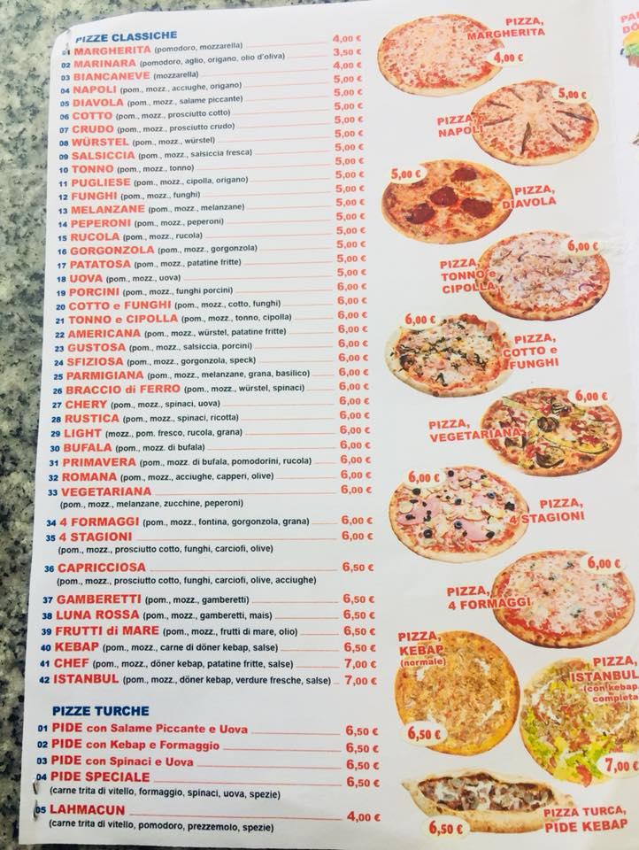 Carta Del Restaurante Chef Istanbul Pizzaria Kebap Cassina Depecchi Cassina De Pecchi 4784