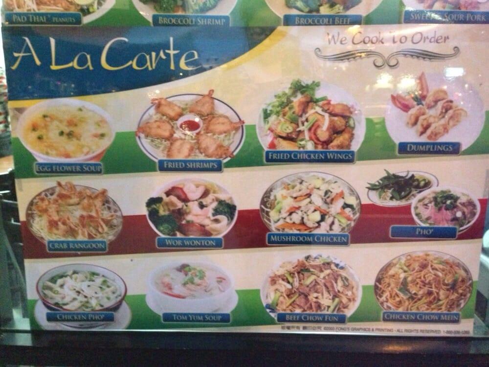 Menu at Pots N Woks restaurant, Whittier