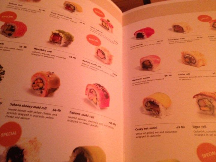 Menu at Sushido restaurant, Tel AvivYafo