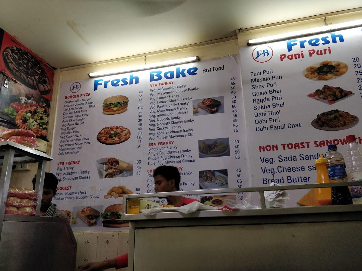 Menu at Fresh Bake, Navi Mumbai, Shop no 8 A plot no 111/112A