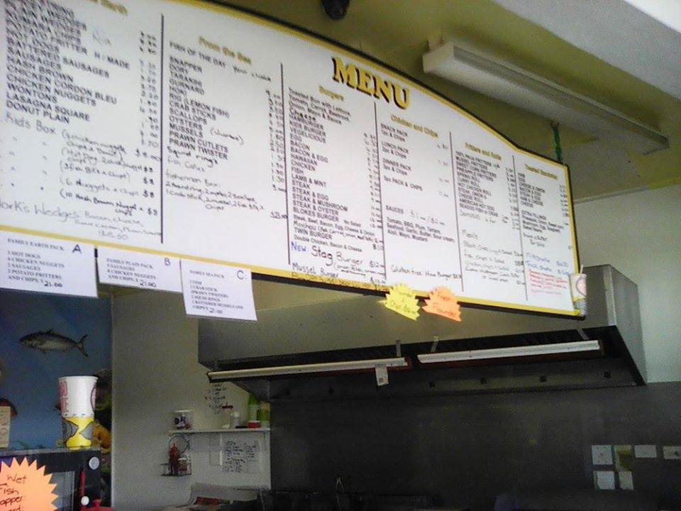 Menu at Coromandel Top Town Takeaways restaurant, Coromandel