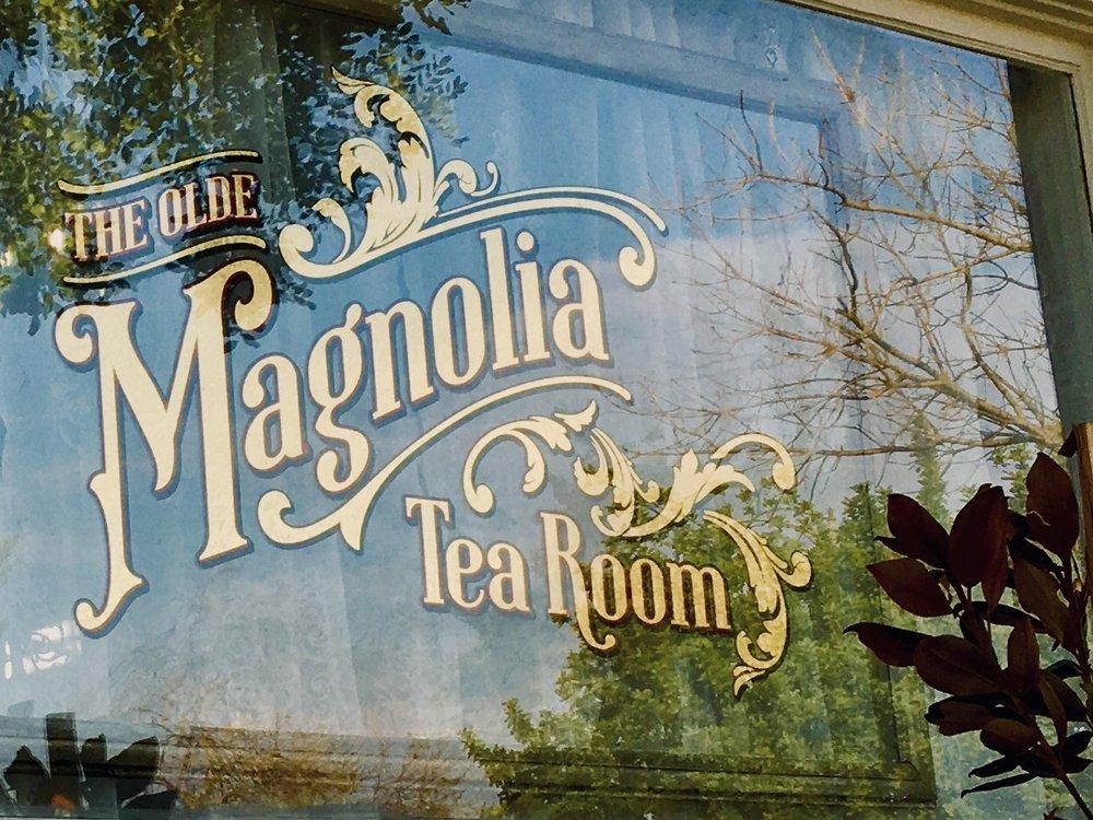 The Olde Magnolia Tea Room in Upland Restaurant menu and reviews
