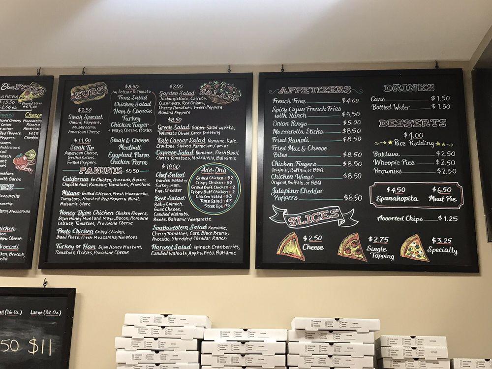 Menu at la Pizza di Forno pizzeria, Haverhill