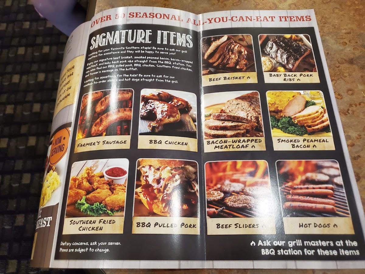 Menu At Frontier Bbq And Smokehouse Niagara Falls