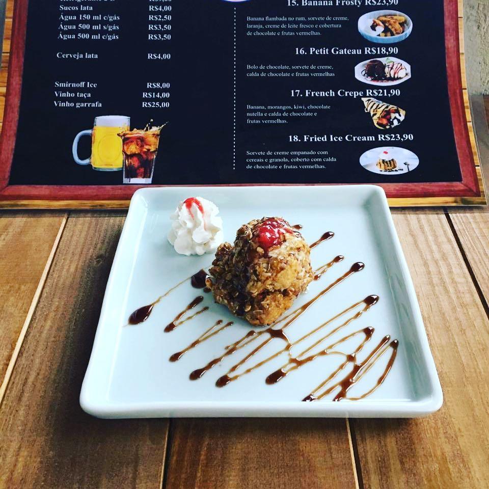 Menu at Guerra's Grill & Sandwiches restaurant, Curitiba