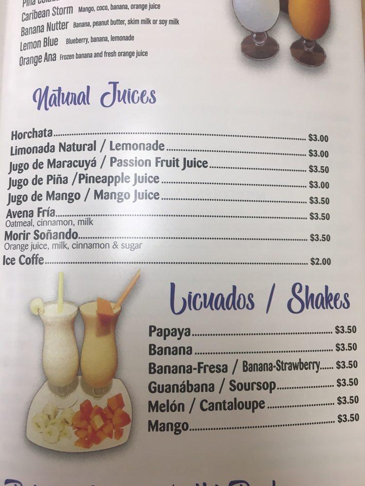 Menu at EL REY DEL SABOR restaurant, Irving