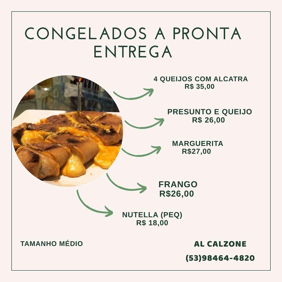 Al Calzone cardápio