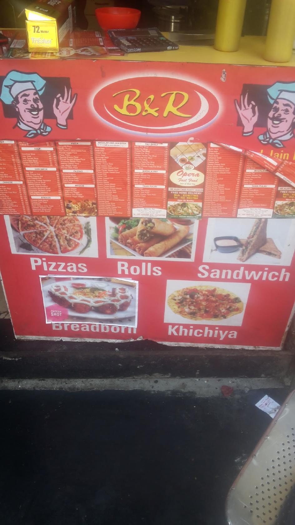 OPERA FAST FOOD menu