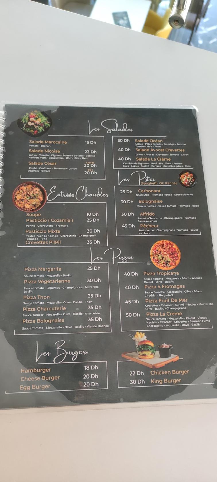 Menu At Caf La Cr me Cafe Meknes menu-at-caf-la-cr-me-cafe-meknes