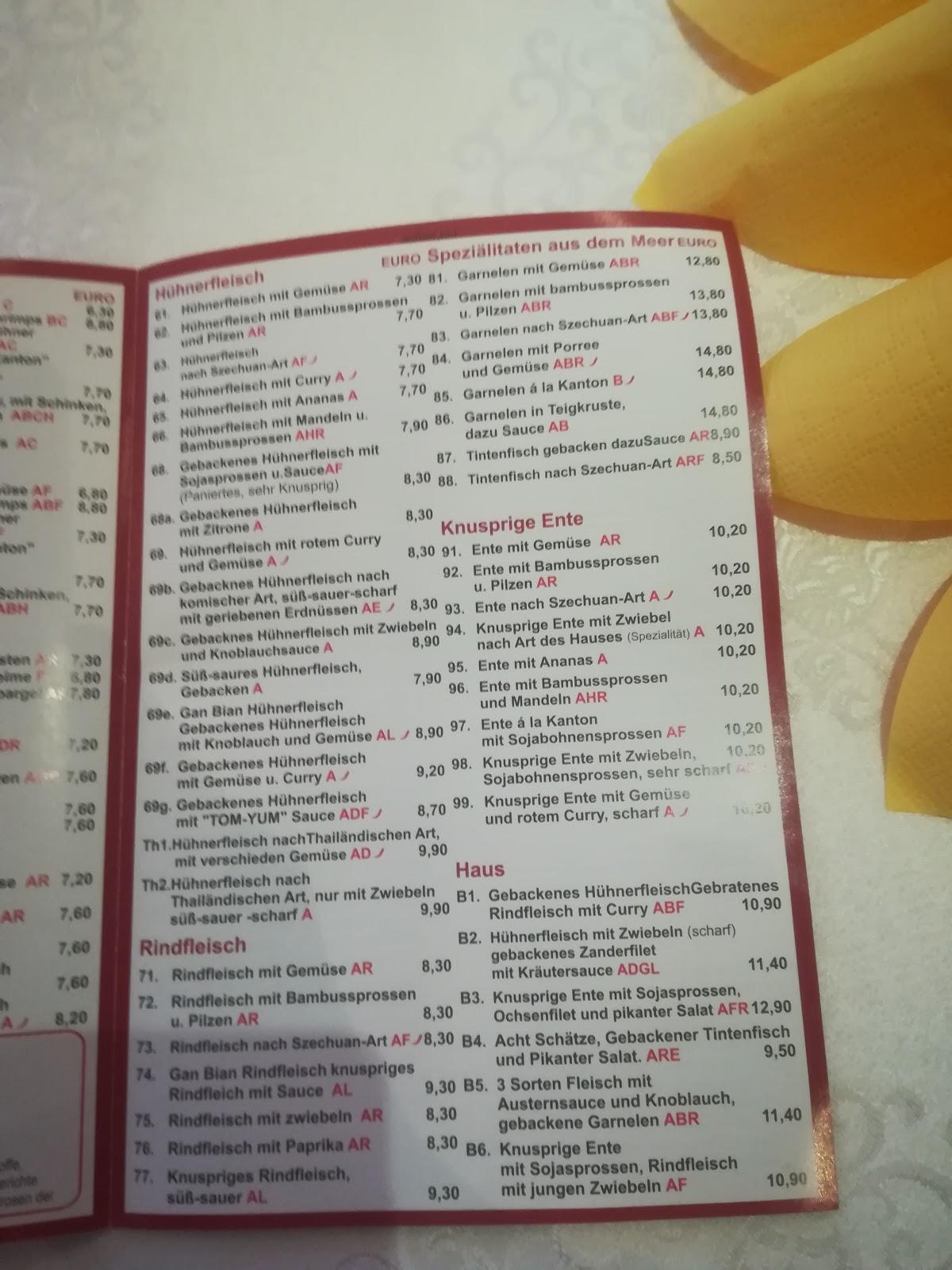 restaurant kanton china & thai küche