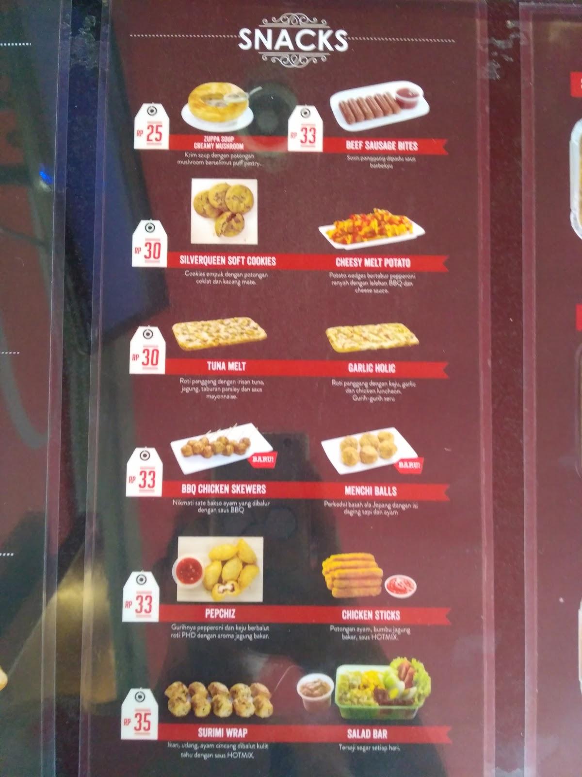 Menu at Pizza Hut Delivery PHD Indonesia pizzeria, Bogor, Jalan KH