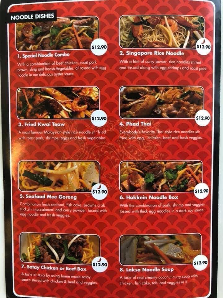 Carta del restaurante My Noodle Rules, Wellard