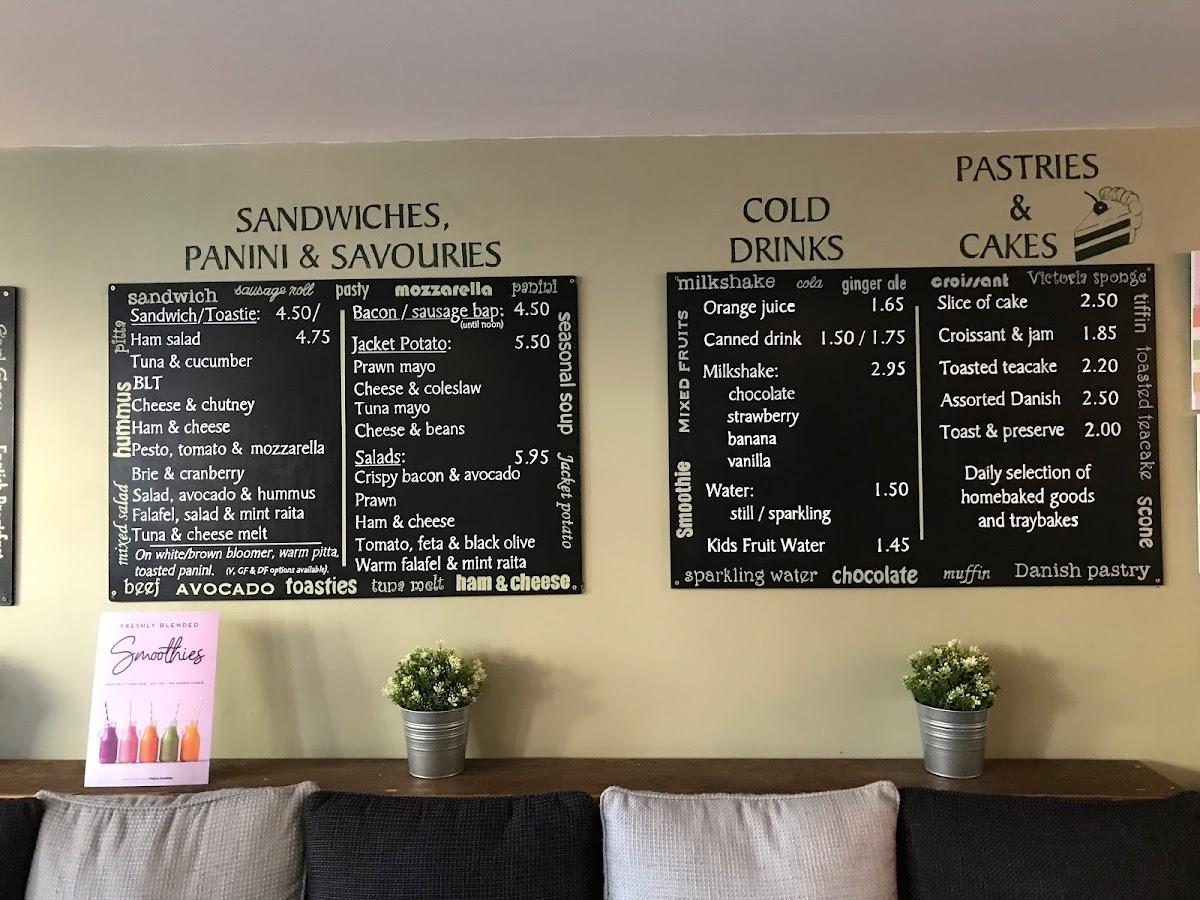 Menu At The Village Cafe Bidford On Avon   Rc55 The Village Cafe Menu 2022 10 