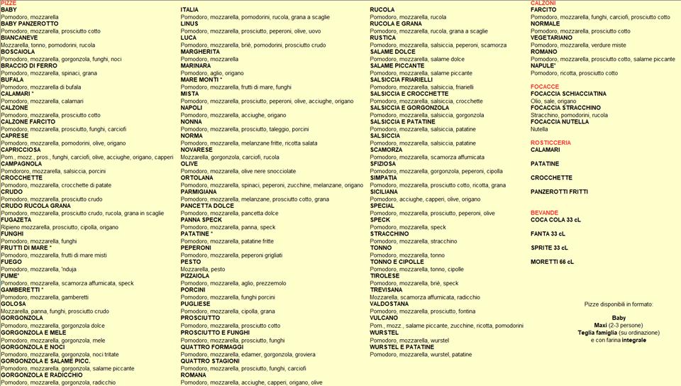 Menu di Linus 
