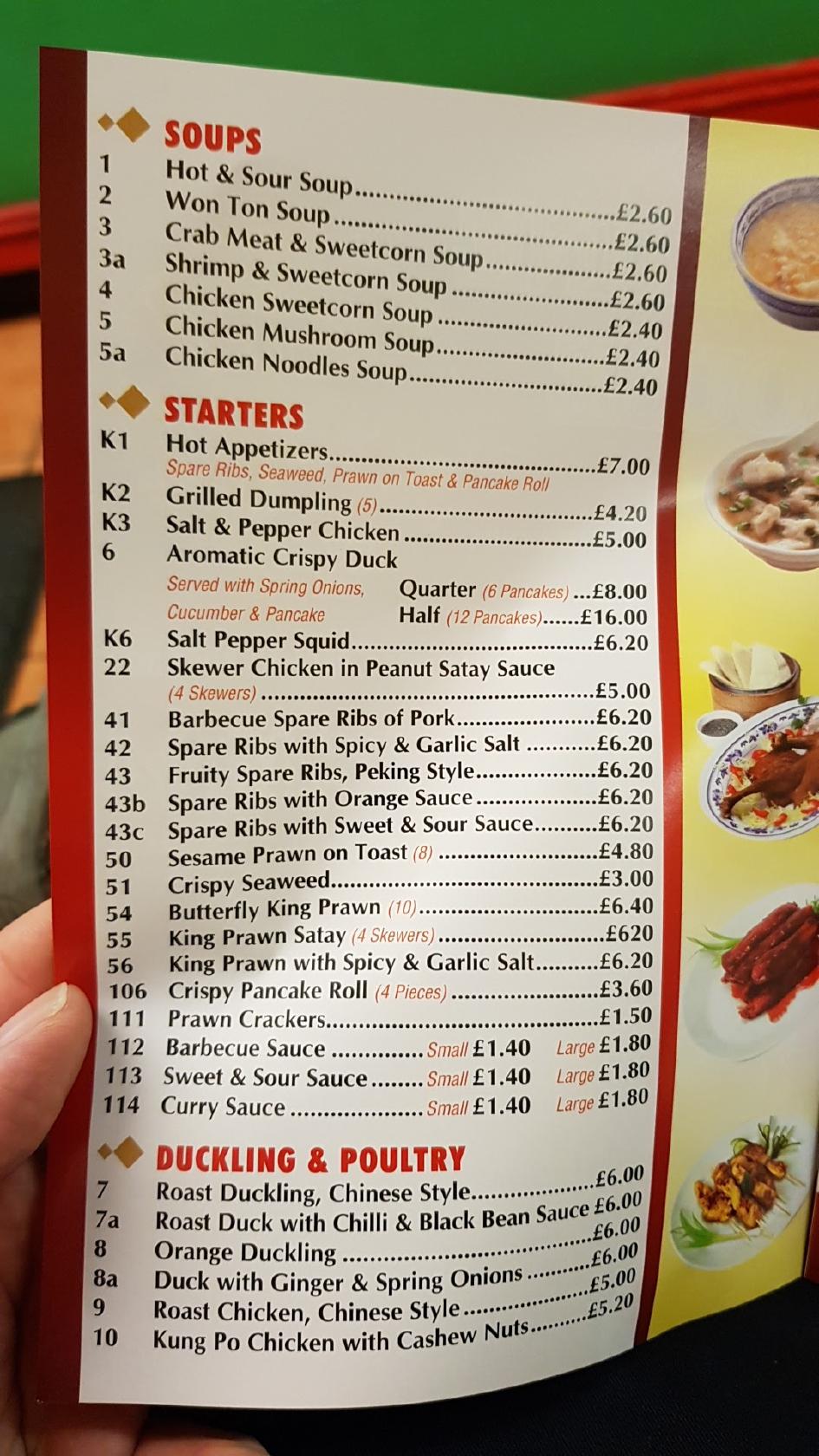 Menu at Jasmine House fast food, Bognor Regis, 164 Pagham Rd