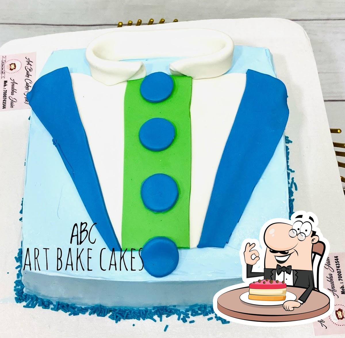 ABC cake in fresh cream.. | Instagram