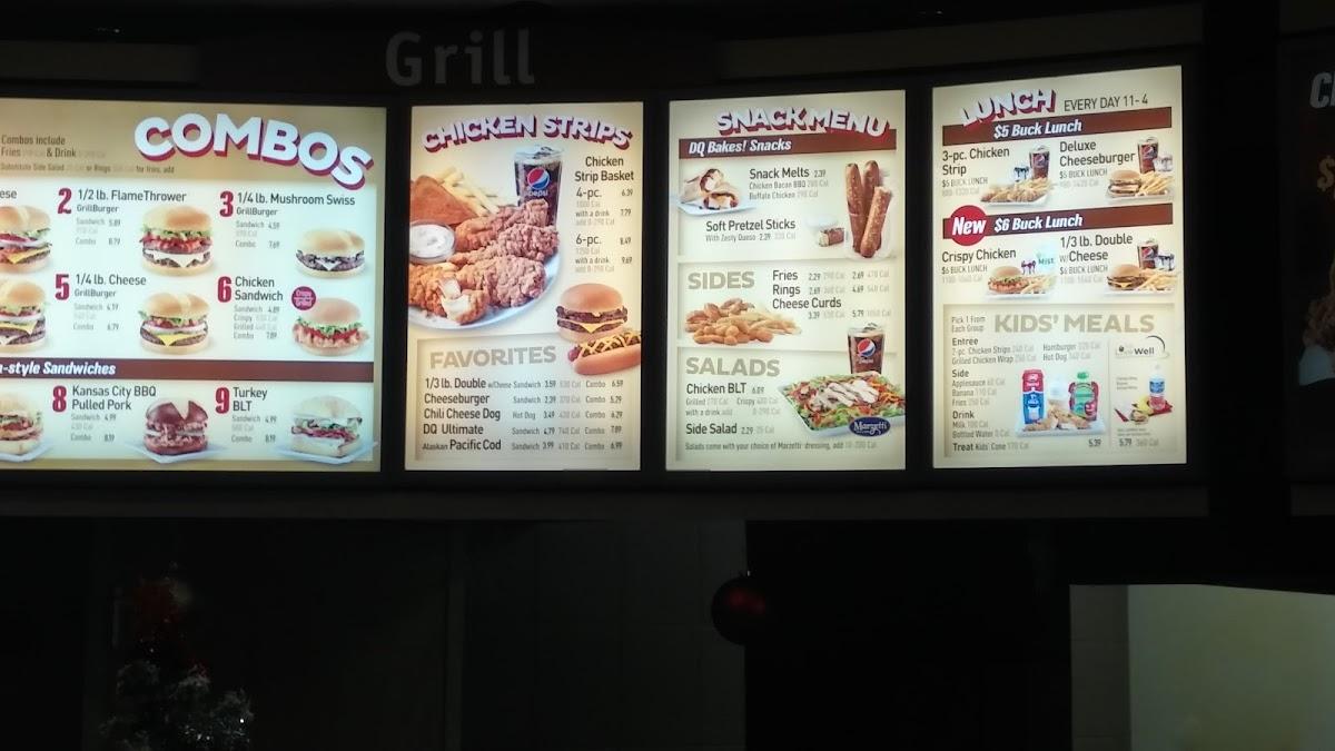 Menu at Dairy Queen Grill & Chill fast food, Belfair