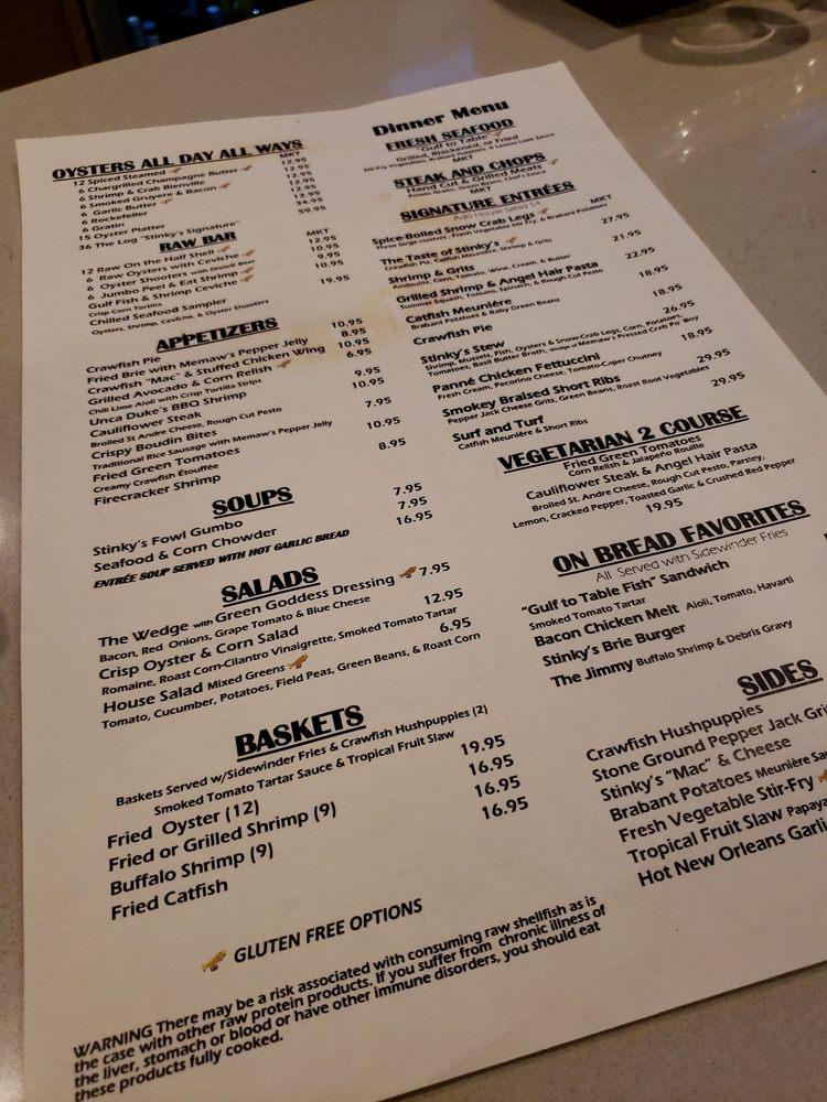 Menu at River Rouge Kitchen & Bar, Baton Rouge