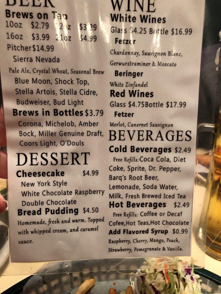 Menu at Pelicans Roost Chowder House restaurant, Chico