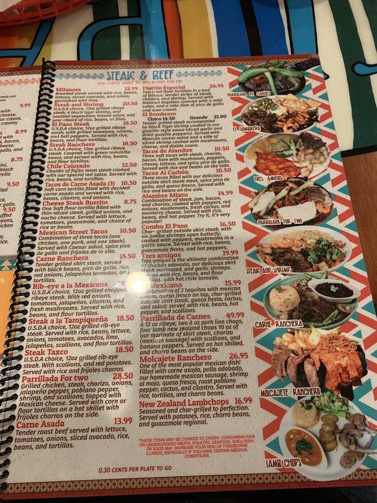 El paso hickory nc outlet menu