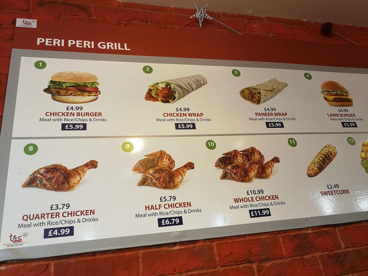 Menu At Mahdiya Peri Peri Grill Restaurant, London