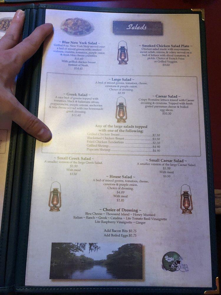 Menu at Brown Lantern restaurant, Live Oak