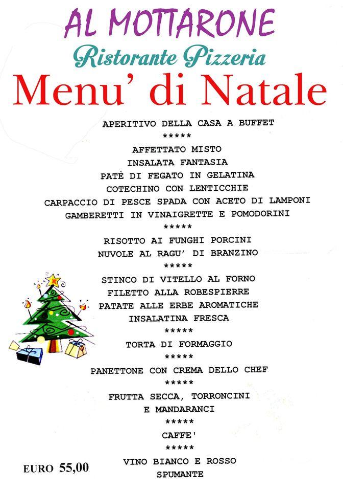 Menu Da Ristorante Al Mottarone Italia