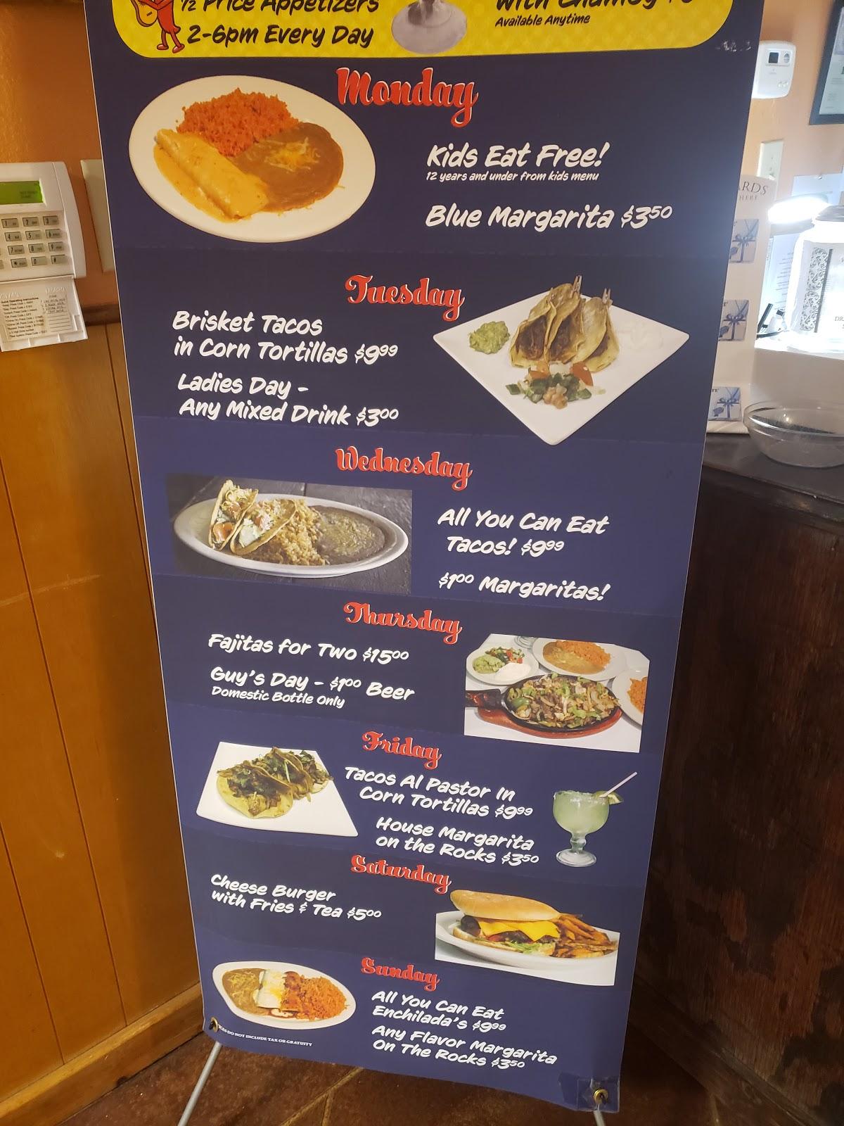 Menu at Don Luis Burger & Wings restaurant, Baird, 841 W 4th St