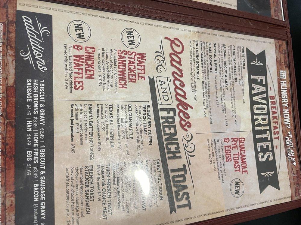 Menu at The Porch Arlington fast food, Arlington