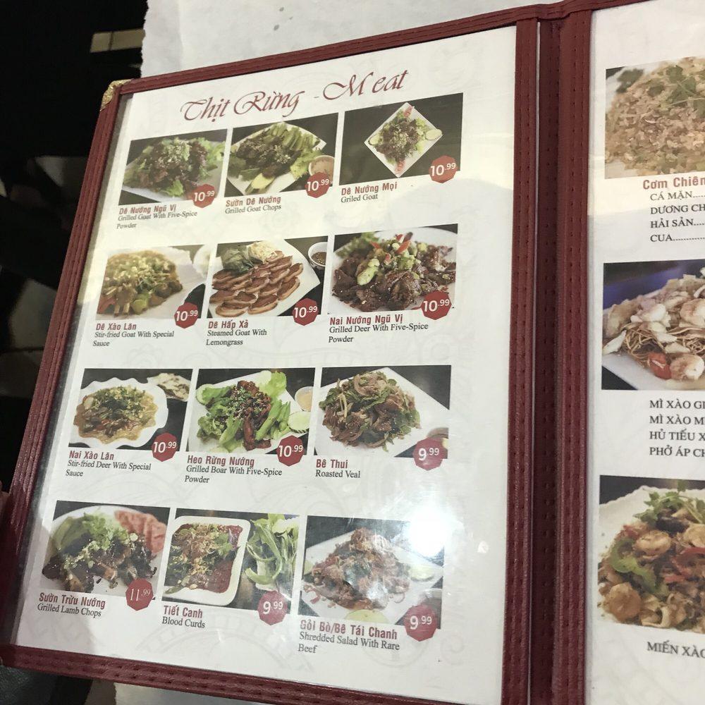 Menu at Tràm Chim Fresh Seafood restaurant, Westminster, Bolsa Ave Ste B