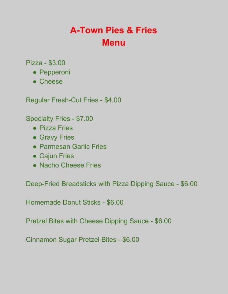 pies n fries menu